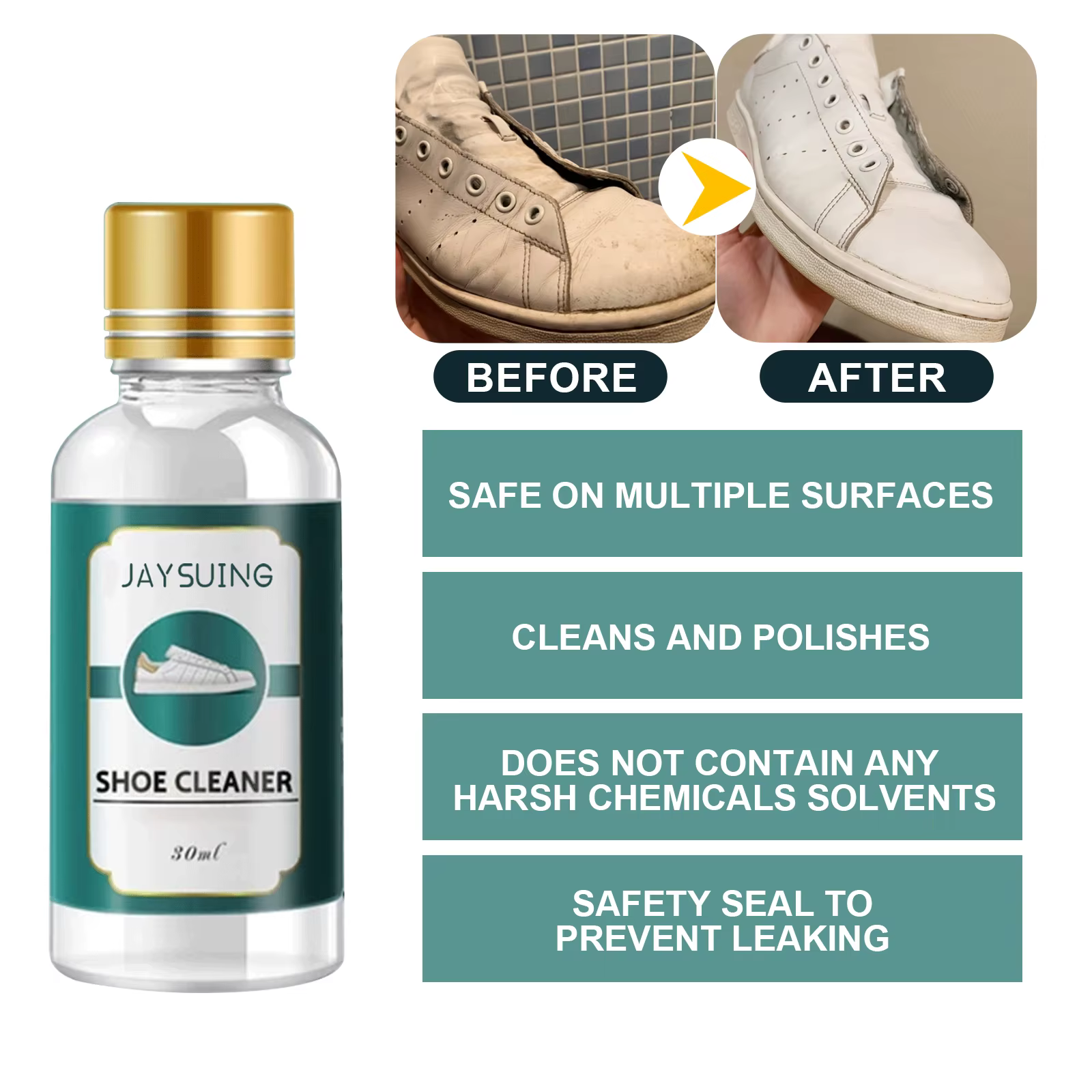 Nettoyant pour chaussures de baskets, liquide de conservation anti-poussière SAF, éclaircir les chau