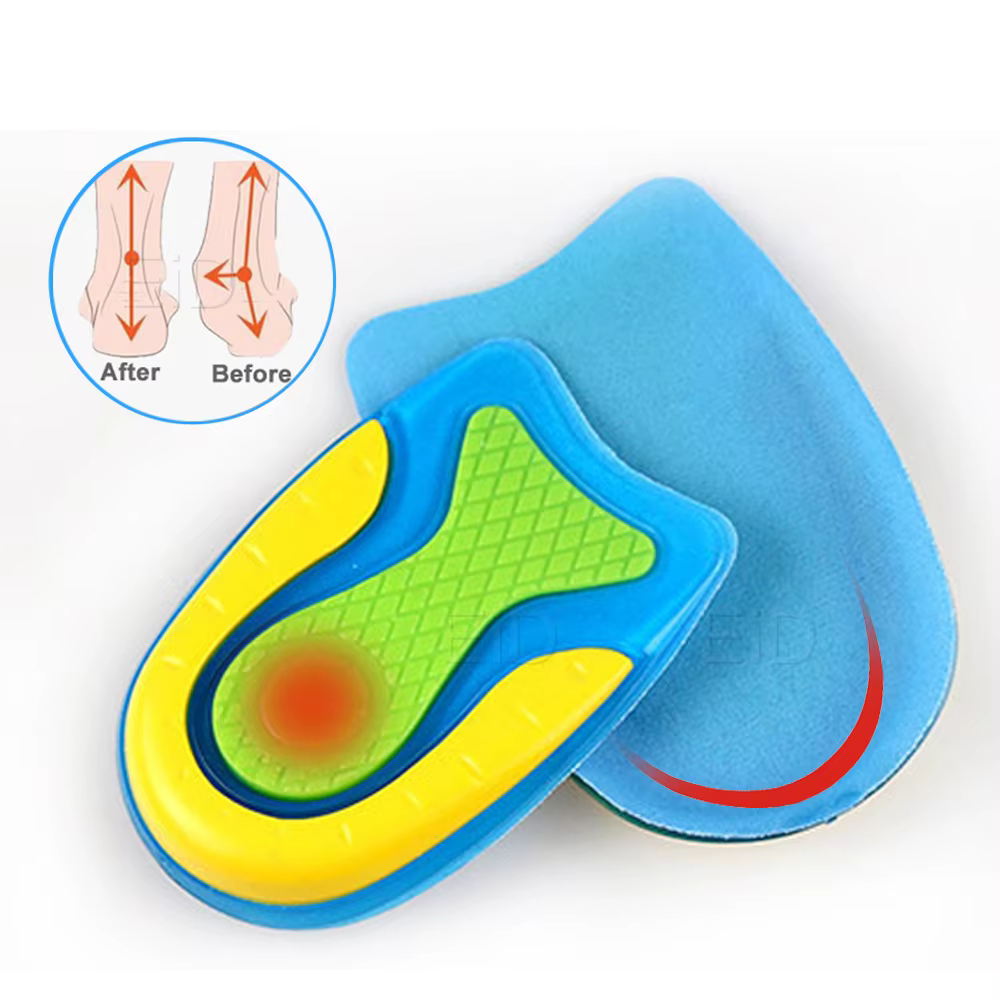 EiD – semelles intérieures en Gel de Silicone souple unisexe, pour les éperons du talon, la douleur