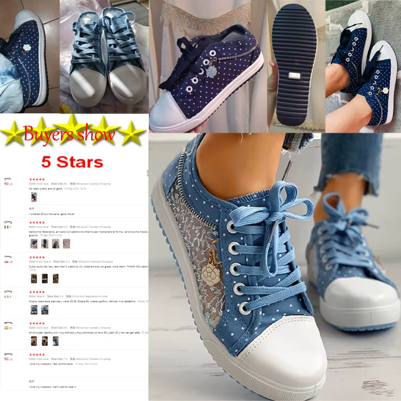 Étudiant filles été maille baskets femmes doux bleu chaussures élégant femme vulcan baskets marche d