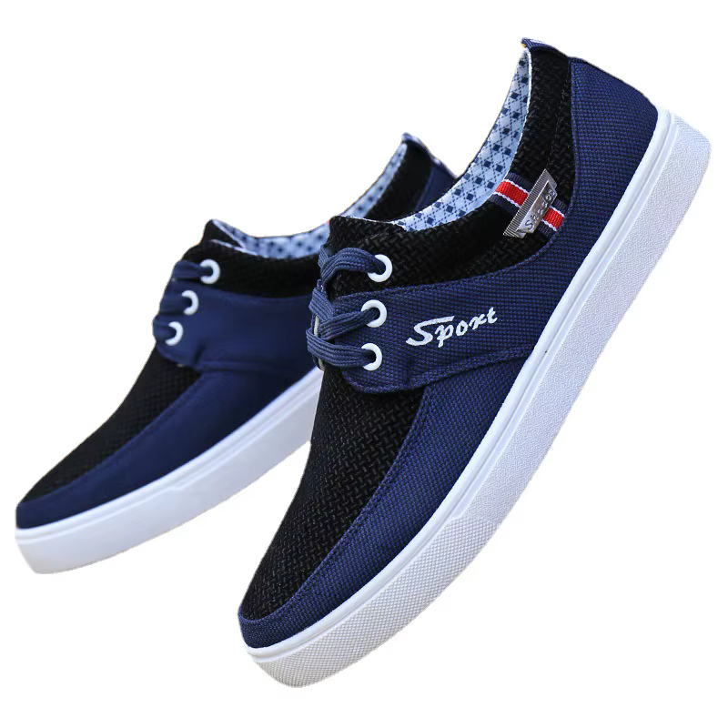Espadrilles en toile pour hommes, chaussures de base pour hommes, appartements confortables, mocassi
