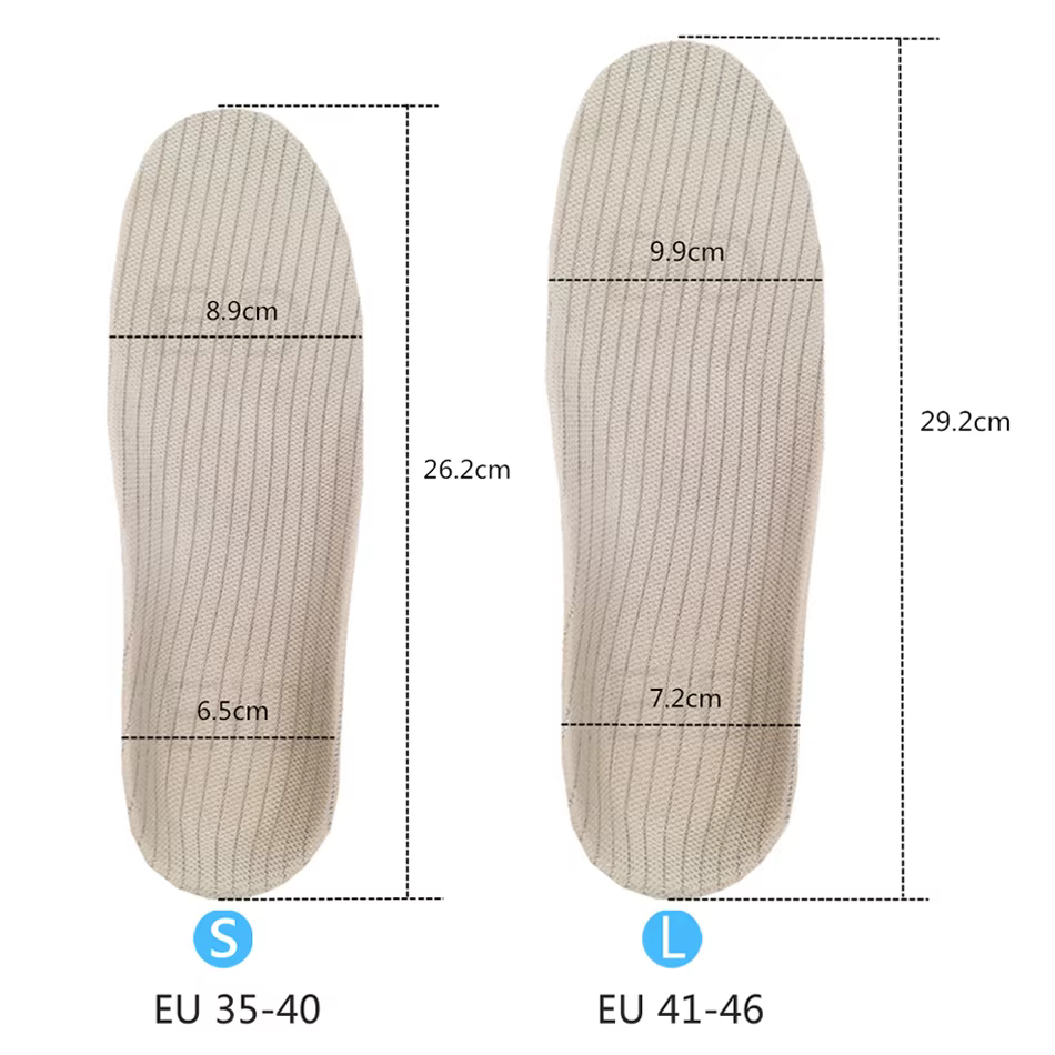 EiD PVC silicone Gel chaussures orthopédiques semelle semelles pieds plats semelles orthopédiques in