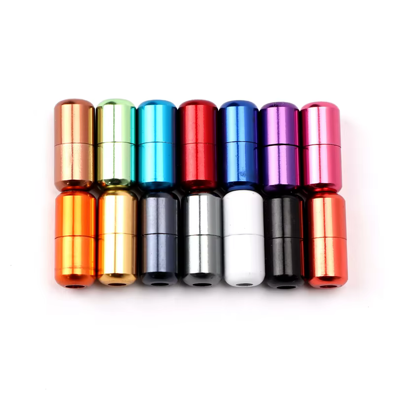 Boucle de verrouillage à capsules en aluminium de 15 couleurs, pour hommes et femmes et enfants, Kit