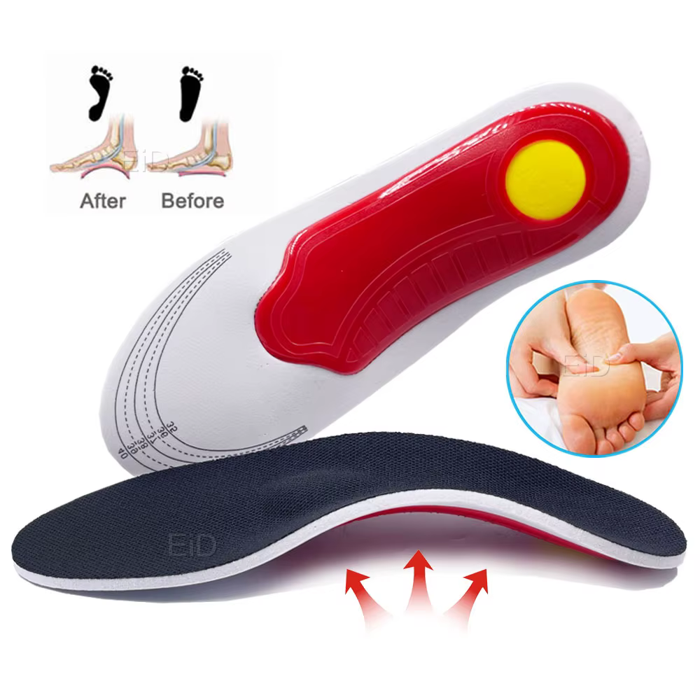 Semelles Orth4WD pour Orthèses de Pieds Plats, en Gel, Coussretours de Soutien de la Voûte Plantaire
