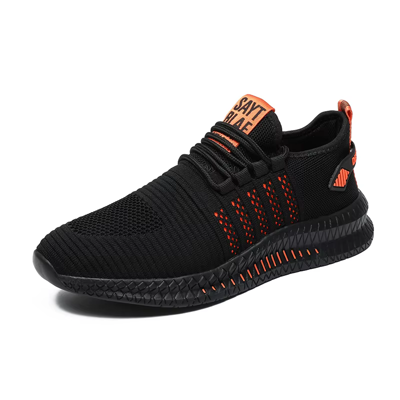 Baskets légères à la mode pour hommes, chaussures décontractées respirantes, chaussures de marche à 