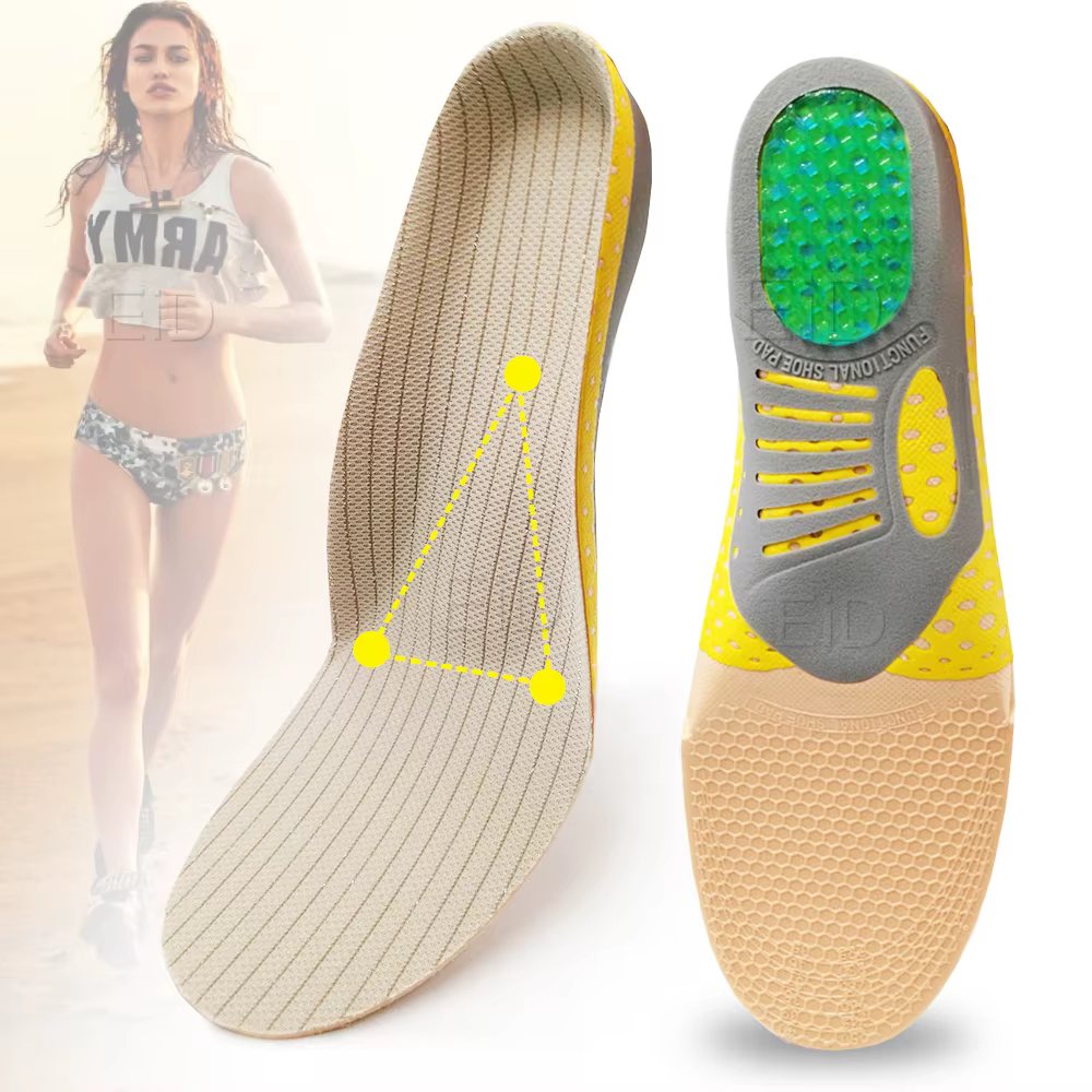 EiD PVC silicone Gel chaussures orthopédiques semelle semelles pieds plats semelles orthopédiques in
