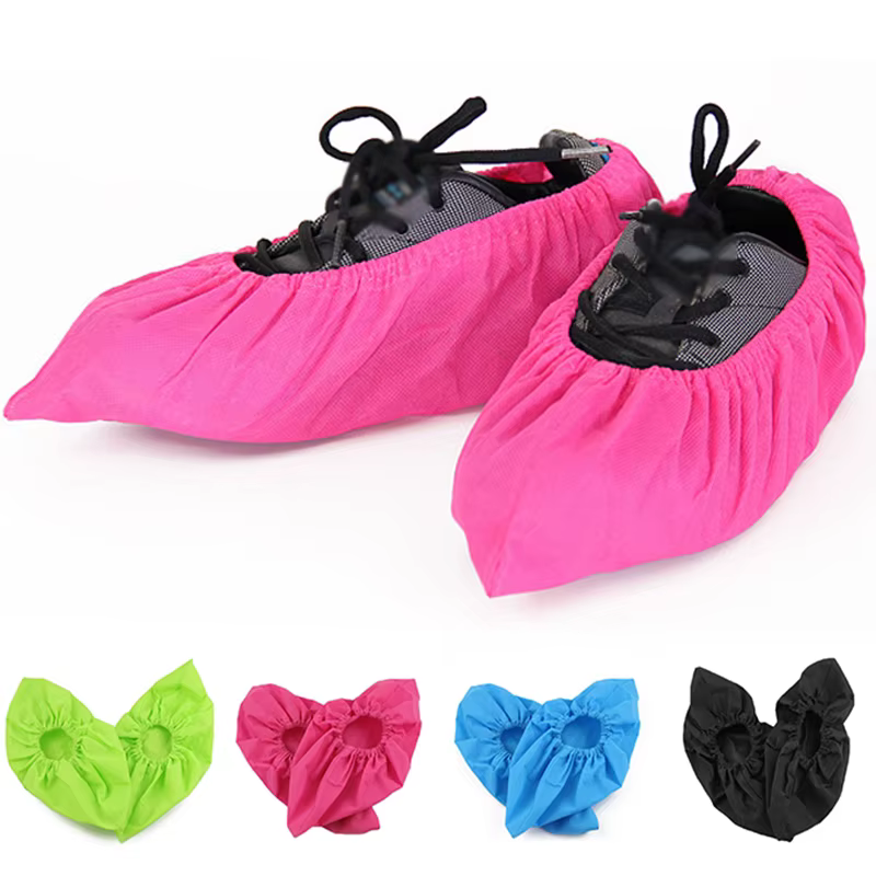 Couvre-chaussures réutilisables, nouveau couvre-chaussures Non tissé, épais et lavable, antidérapant