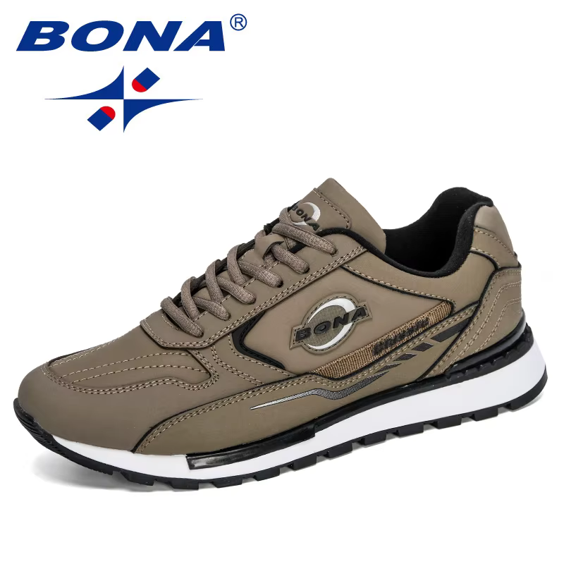 BONA-Baskets en Cuir NuSO k pour Homme, Chaussures d'Extérieur Décontractées, Nouvelle Collection