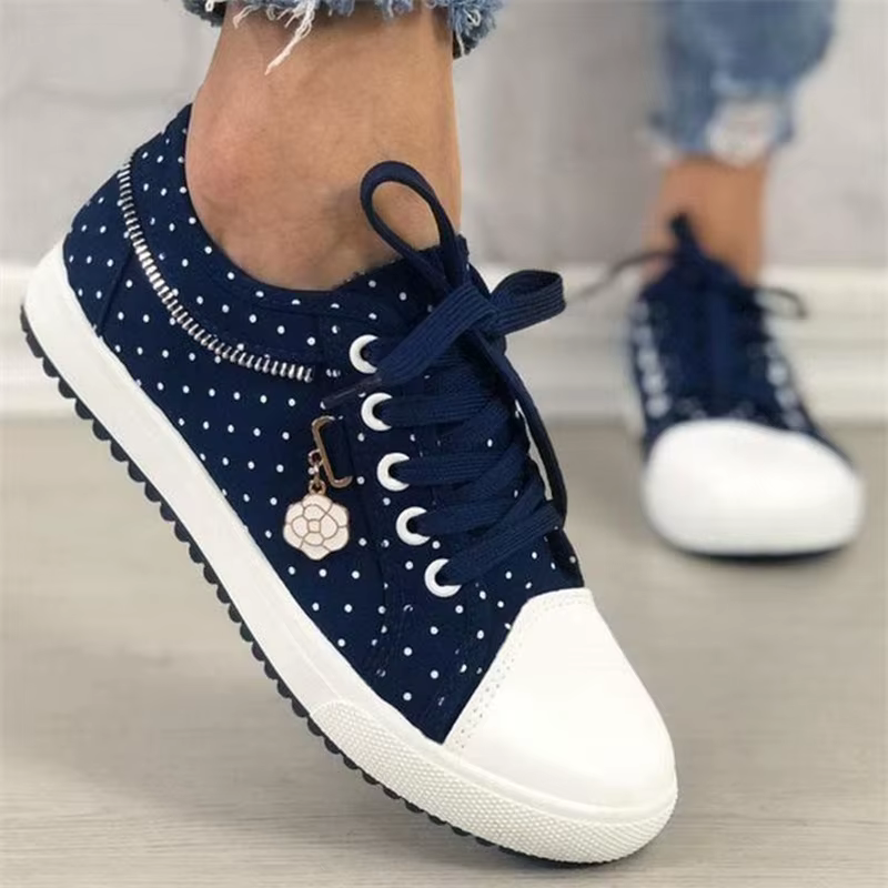 Étudiant filles été maille baskets femmes doux bleu chaussures élégant femme vulcan baskets marche d