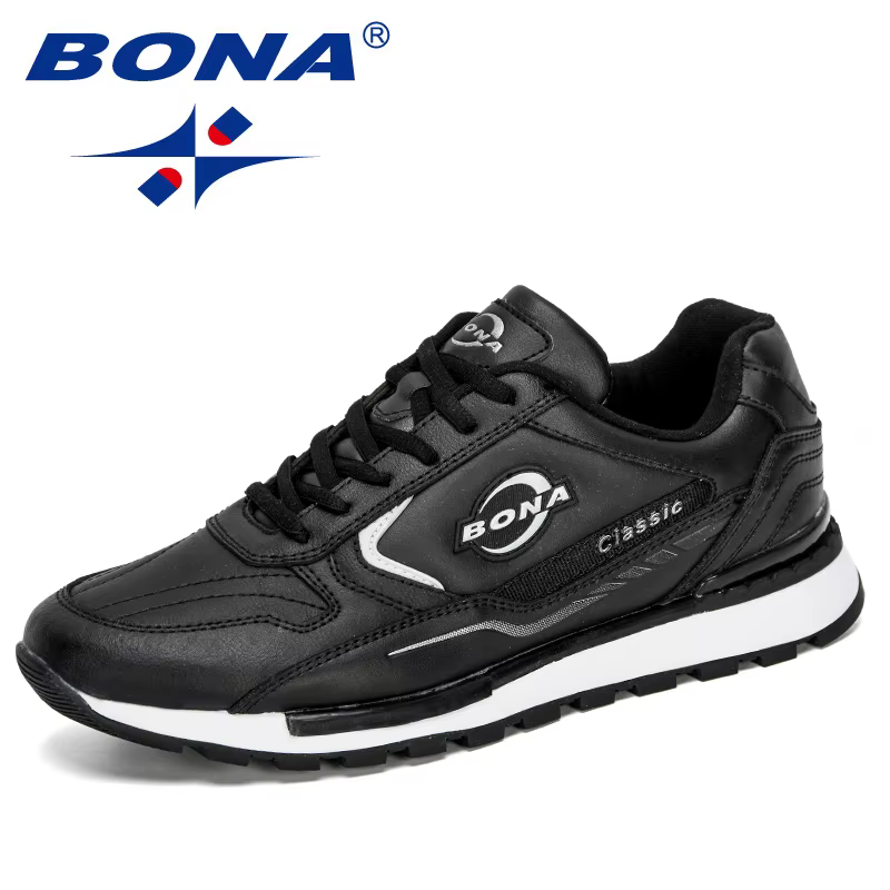 BONA-Baskets en Cuir NuSO k pour Homme, Chaussures d'Extérieur Décontractées, Nouvelle Collection