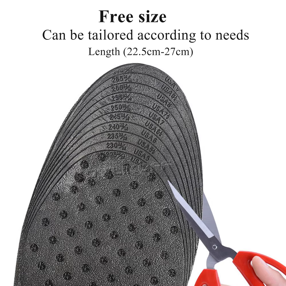 Semelles intérieures invisibles de 3 à 9cm, hauteur intérieure réglable, rehausseur de coussin, inse
