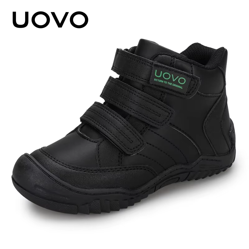 UOVO nouveauté chaussures d'école mi-mollet garçons randonnée mode Sport en plein air enfants espadr