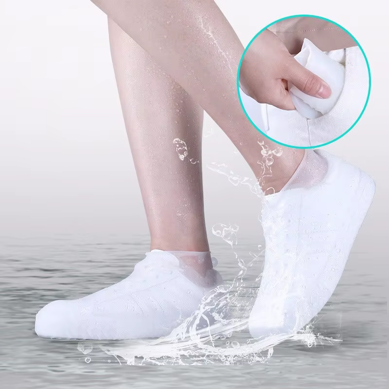Couvre-chaussures imperméable en Silicone, protection unisexe pour chaussures, bottes de pluie pour 