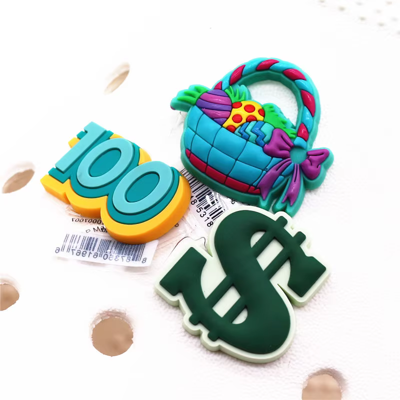 Breloques de chaussures en forme d'œuf de pâques, 1 pièce, accessoires originaux, signe de 100 Dolla