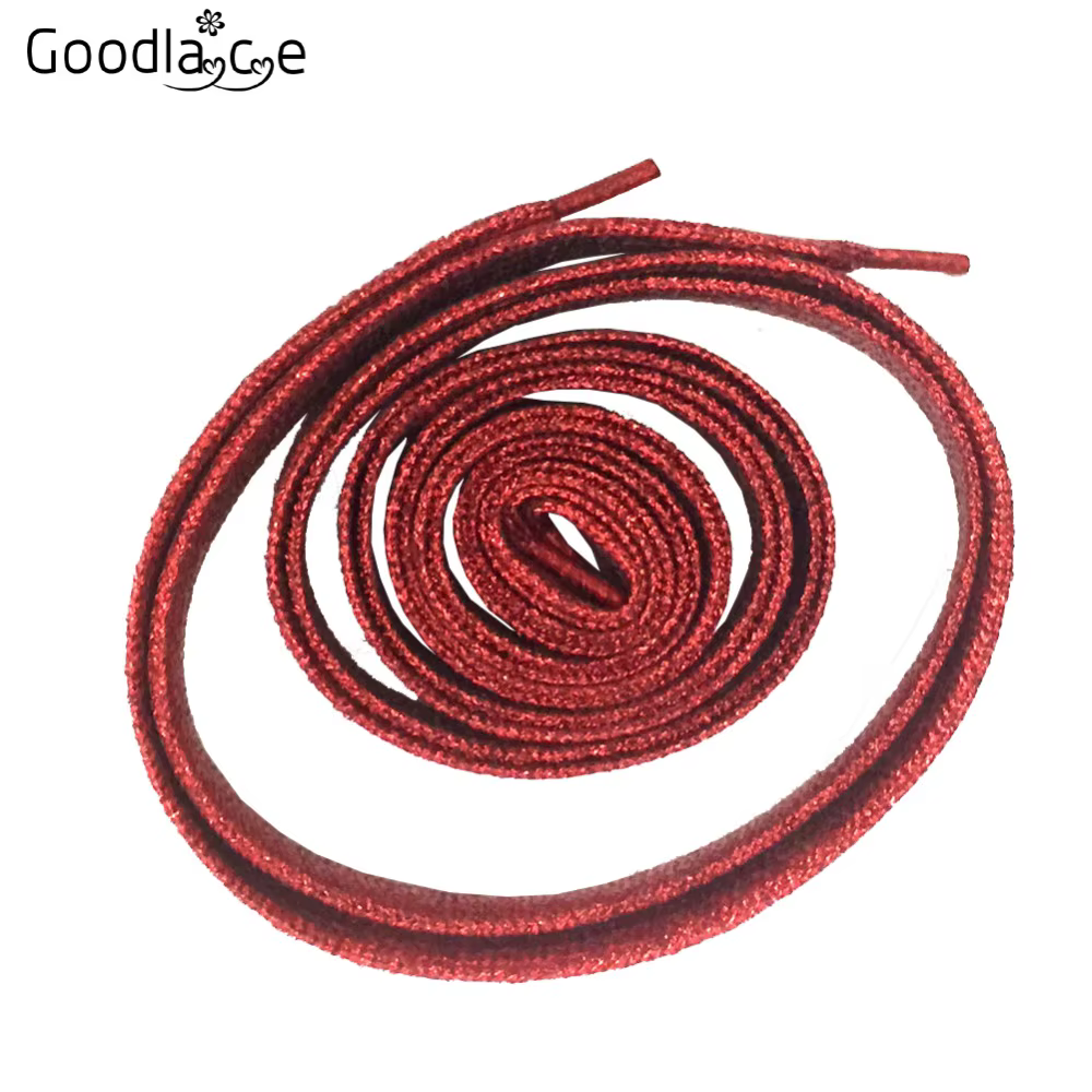 Lacets scintillants pour chaussures, lacets lumineux, aspect métallisé, bling bling, long, Rotterdam
