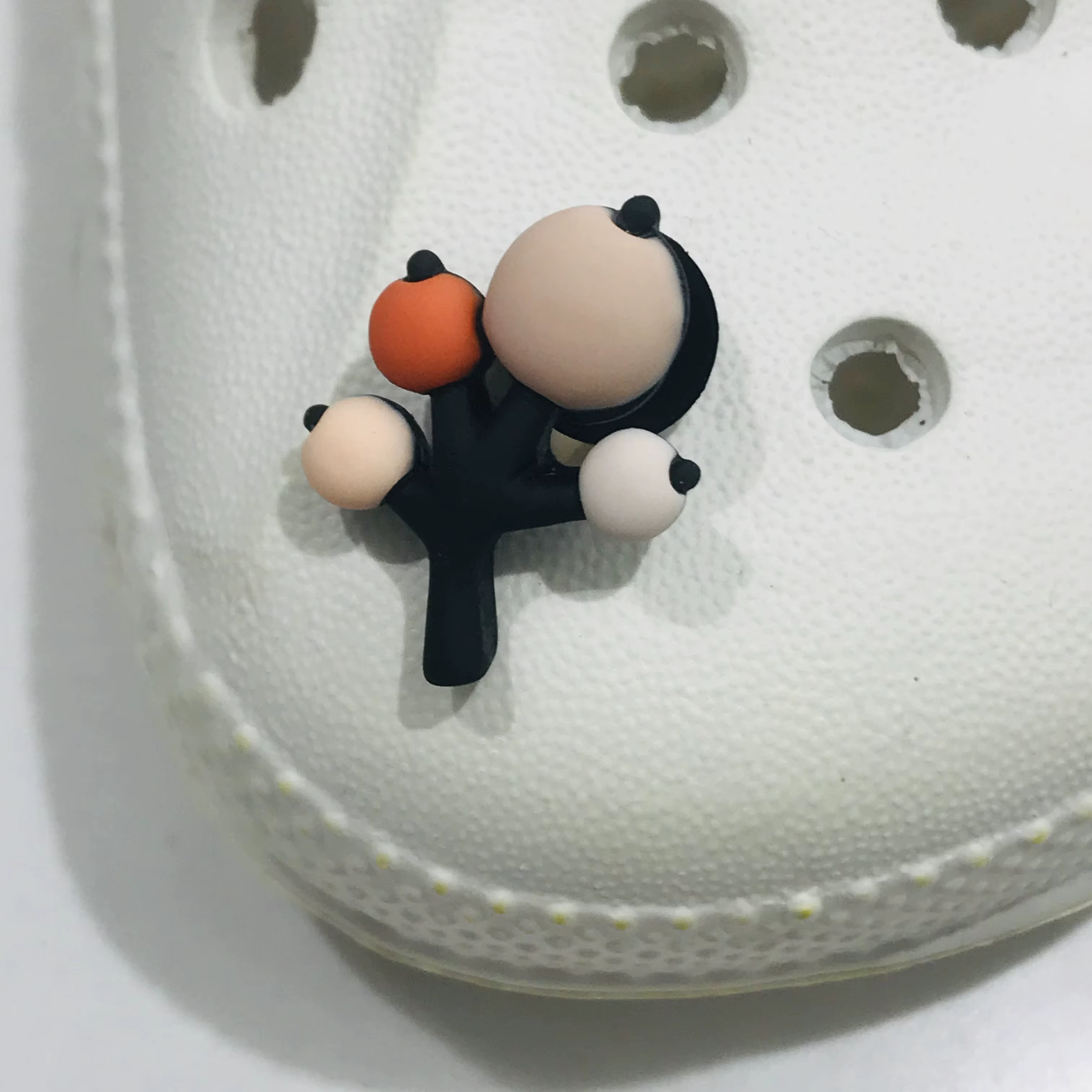 1 pièces champignon arbre fleurs petit mignon sabot accessoires résine chaussures boucle breloques a