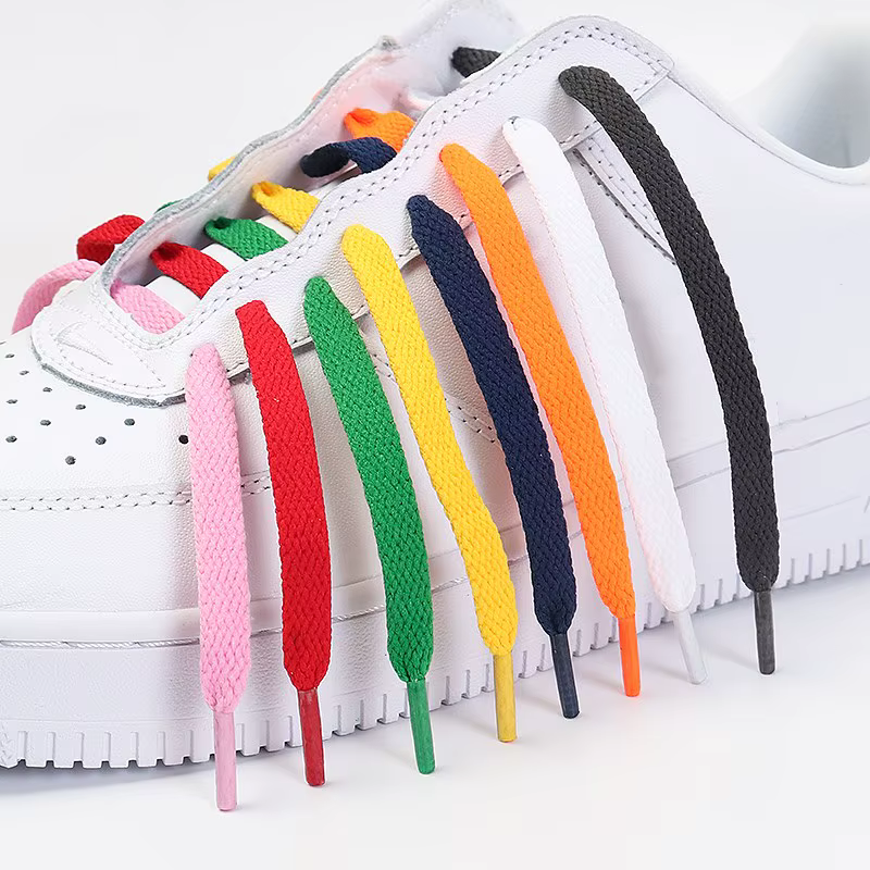 1 paire de lacets plats lacets de chaussures classiques ajustement mode solide sport lacet décontrac