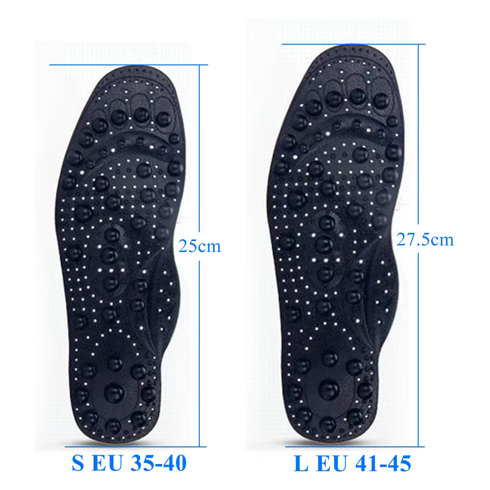 EiD haute qualité 68 thérapie semelles de Massage magnétique pied Acupuncture Point thérapie semelle