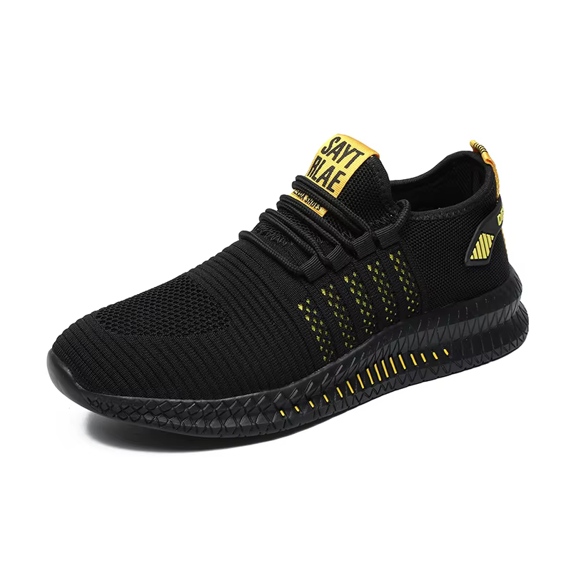 Baskets légères à la mode pour hommes, chaussures décontractées respirantes, chaussures de marche à 