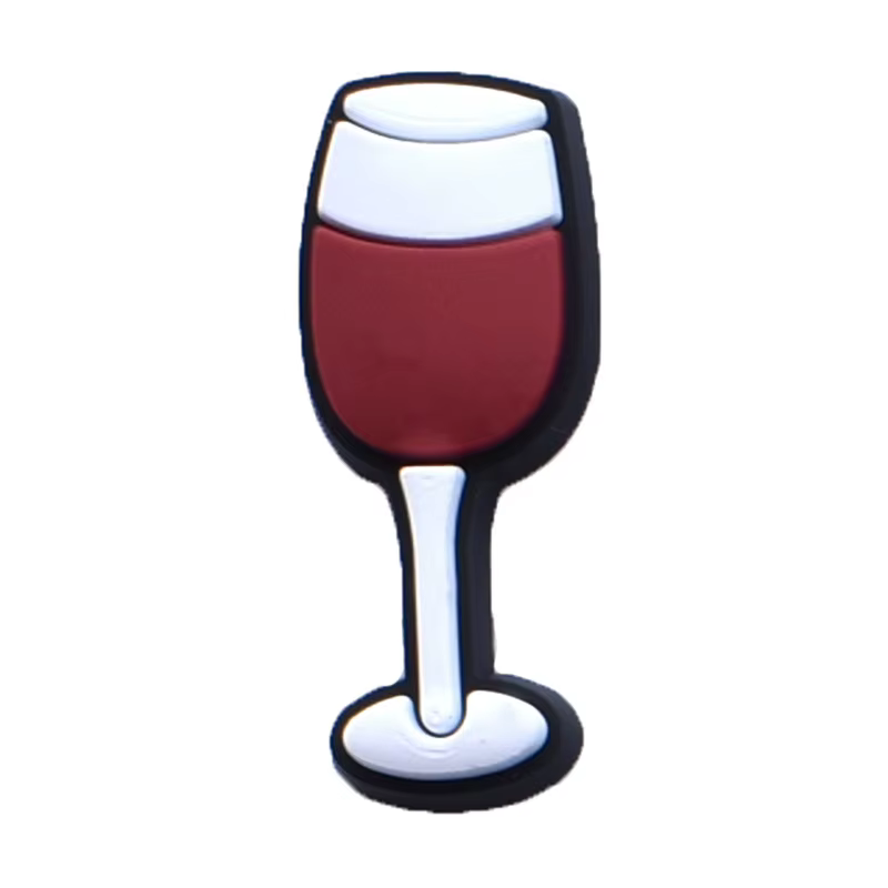 Boucle de décoration de chaussures en PVC, breloques, accessoires, bouteilles de bière, chapeau, tas