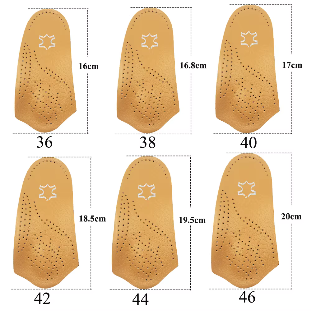 Semelles orthopédiques en cuir, coussin de talon de jambe de bœuf pour semelles de pieds, soulage la