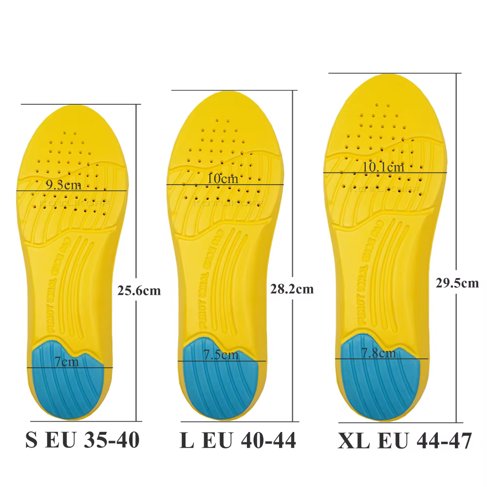 KOTLIKOFF – semelles orthopédiques souples pour chaussures de Sport, coussin en Gel de Silicone, res
