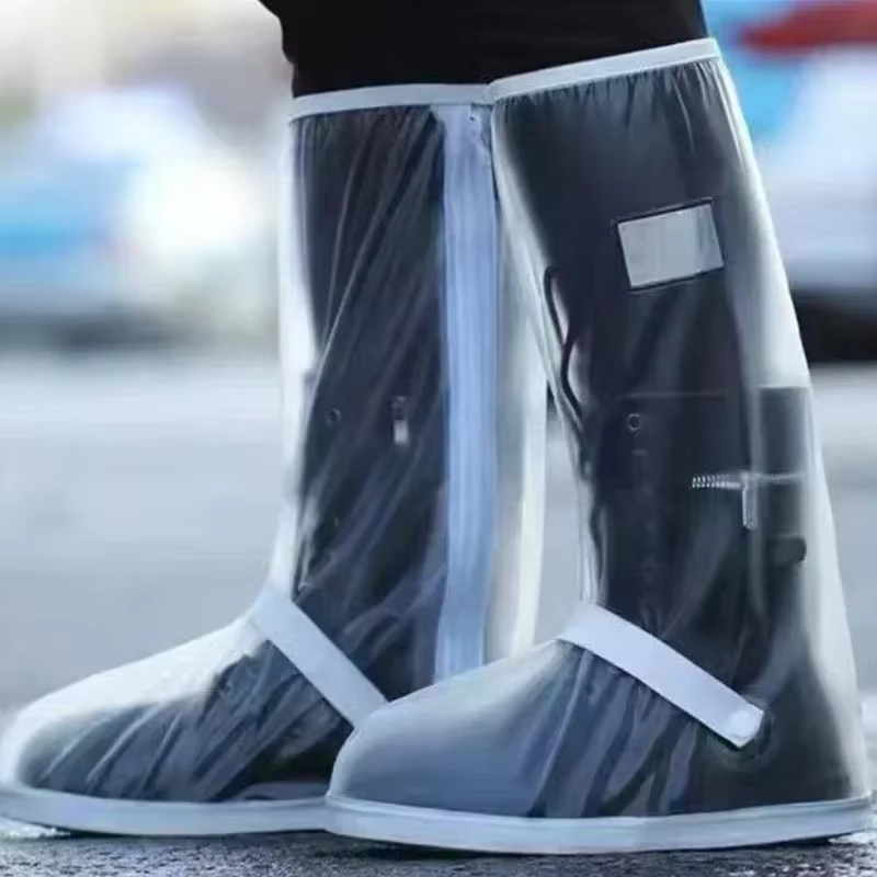 Couvre-chaussures de moto imperméables antidérapants pour la pluie et la neige, protections pour cha