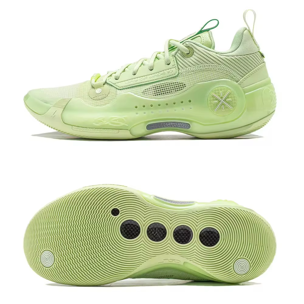 Li-Ning WAY OF WADE 10 LOW Chaussures de basket-ball professionnelles pour hommes, plaque en carbone