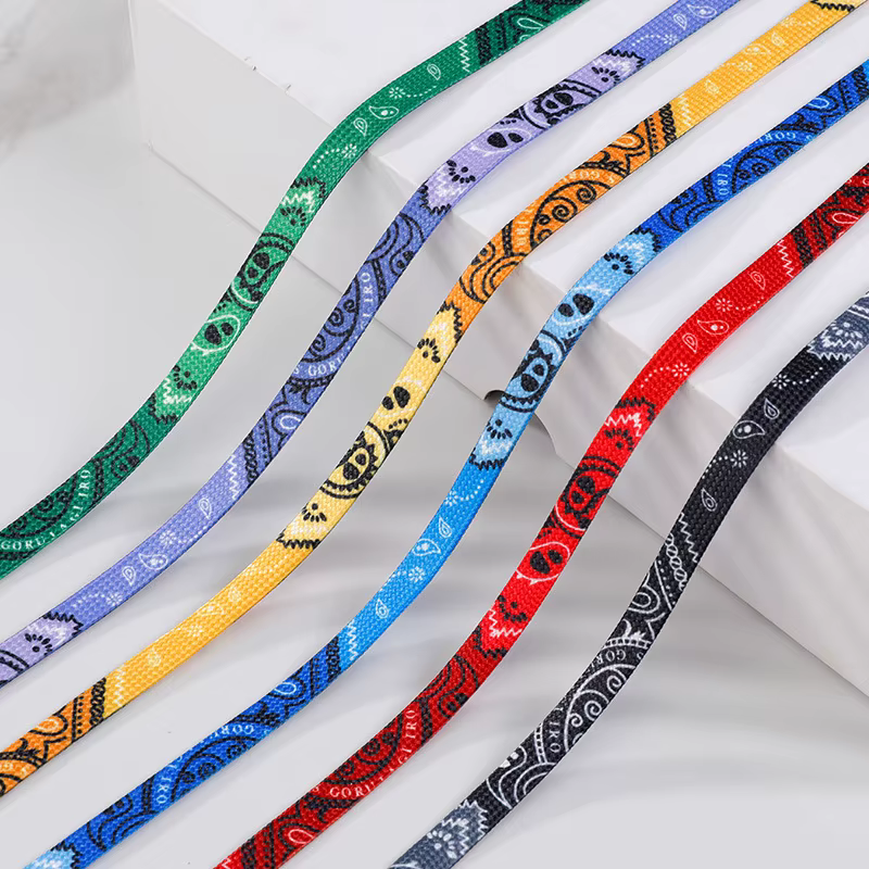 6 couleurs mode lacets colorés créatif unisexe plat toile baskets AF1 chaussures plates lacets chaus
