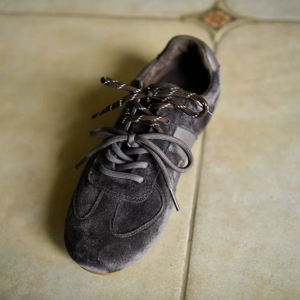 Chaussures de sport rétro à semelle épaisse pour femmes, chaussures Dequn à talon compensé, conforta