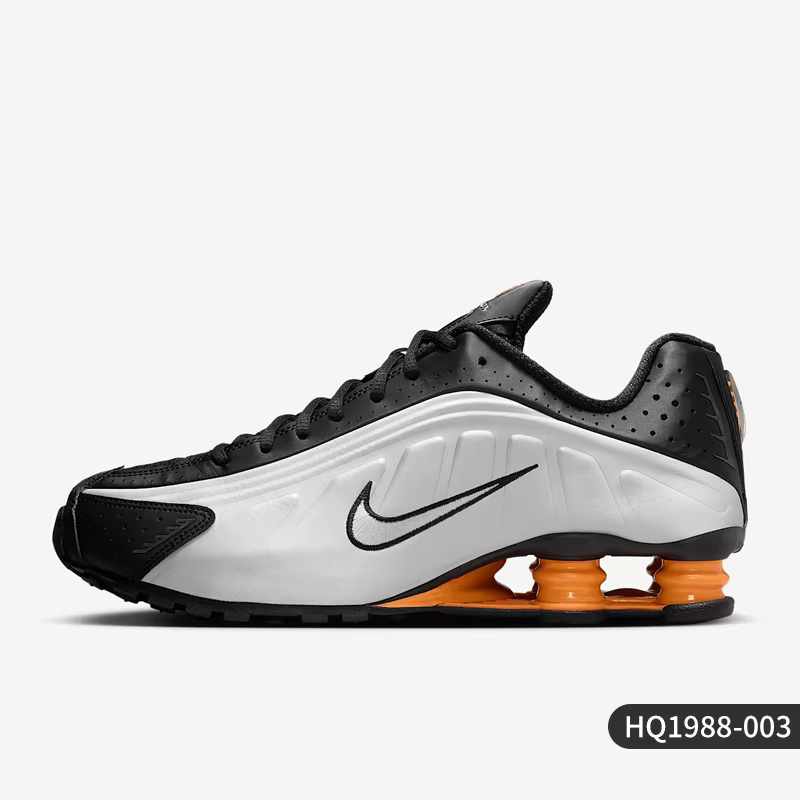 Nike véritable SHOX R4 chaussures de course basses rembourrées résistantes à l'usure pour hommes HQ1