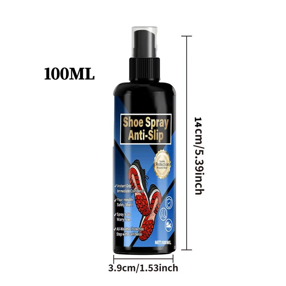 Spray Antidérapant pour Chaussures 100ml – Améliore la Traction pour le Basketball, le Football, le 