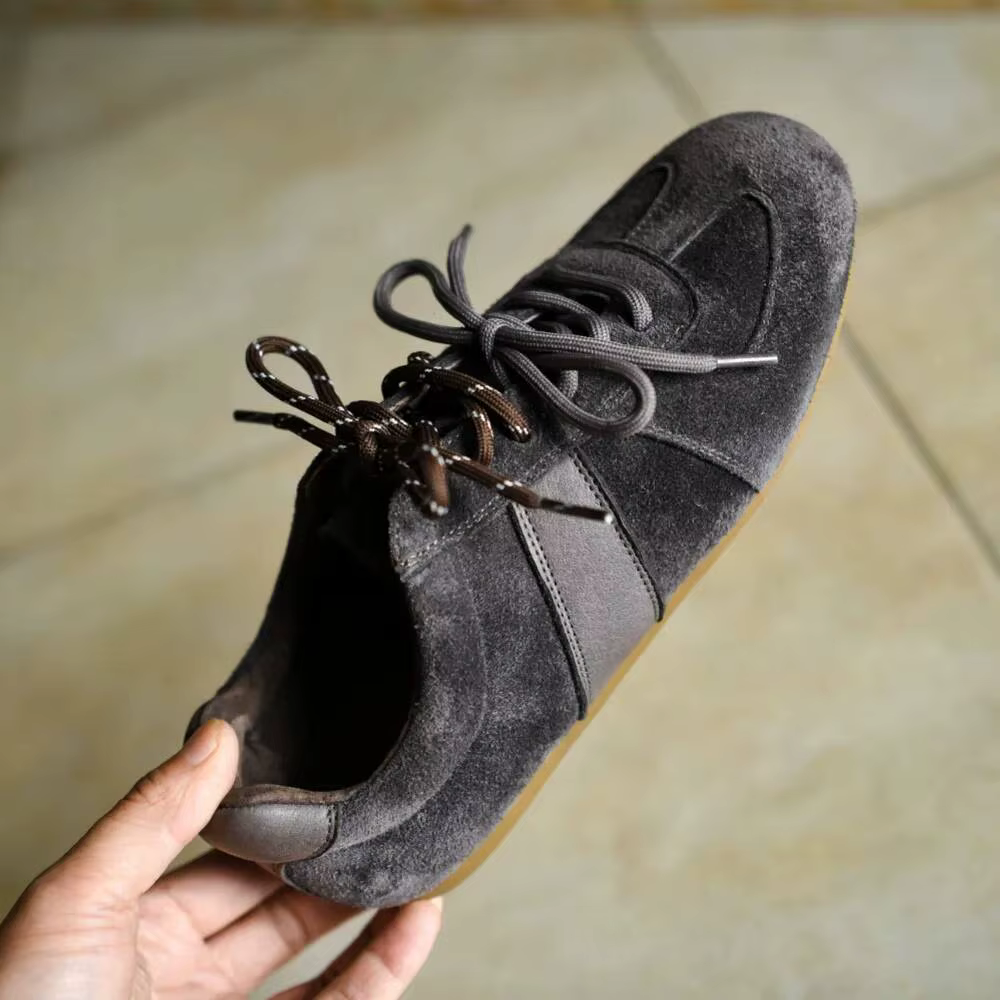 Chaussures de sport rétro à semelle épaisse pour femmes, chaussures Dequn à talon compensé, conforta