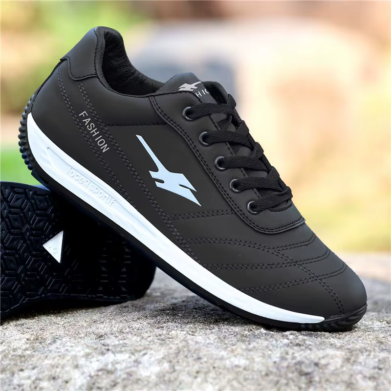 Chaussures de sport tendance pour hommes, collection printemps, baskets blanches décontractées à bou