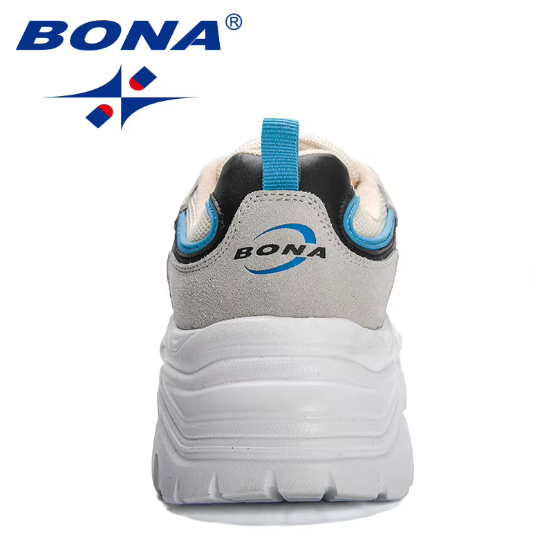 BONA-Baskets d'extérieur légères et respirantes pour femme, chaussures de marche à plateforme, nouve