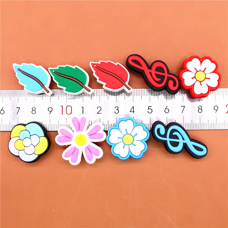 Breloques de chaussures en forme de note de musique, 1 pièce, accessoires de décoration en forme de