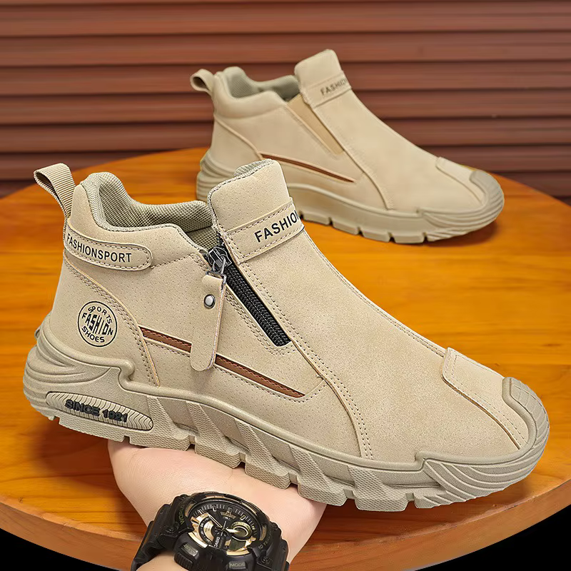 Chaussures de sport décontractées montantes pour hommes, antidérapantes et résistantes à l'usure, ty