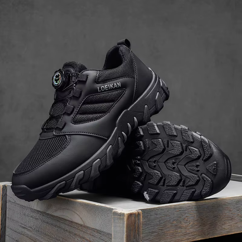 Baskets décontractées à boucle rotative pour hommes - Chaussures de marche respirantes pour l'extéri