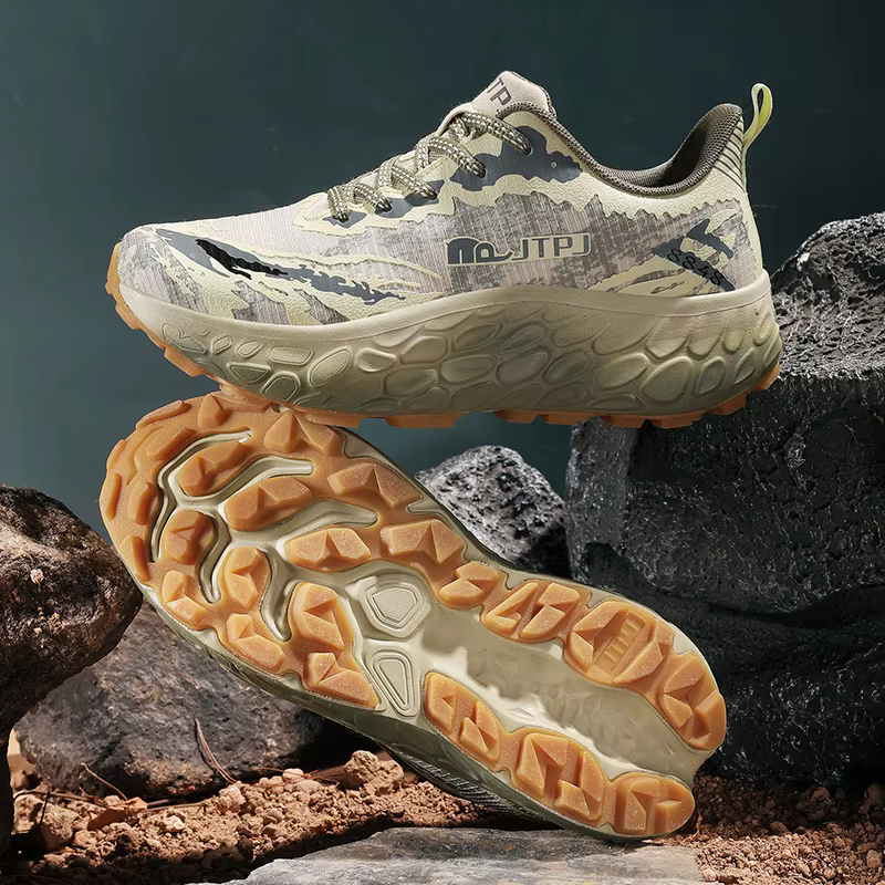 Chaussures de sport décontractées pour hommes, chaussures de course sur sentier, légères et résistan