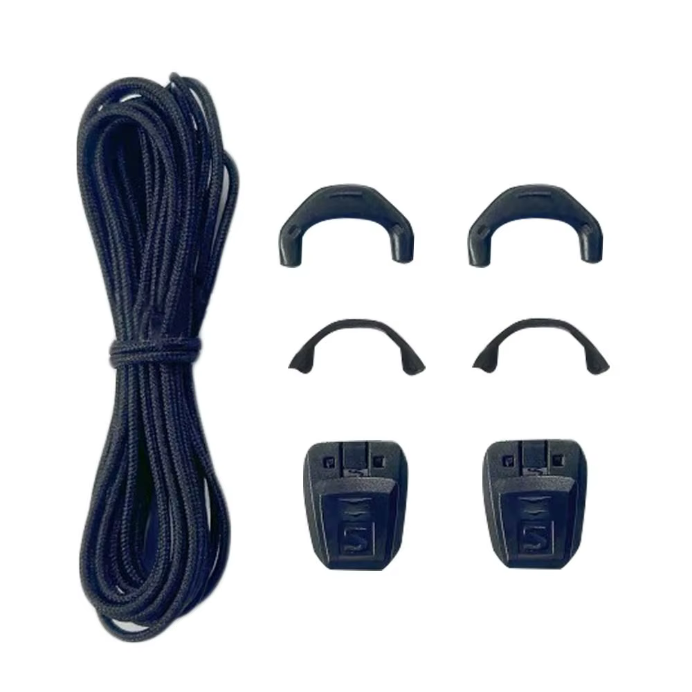 Kit de Lacets Rapides en Tissu Doux, Décontractés, Sans Nministériels d, Colorés, Ronds, pour Tennis