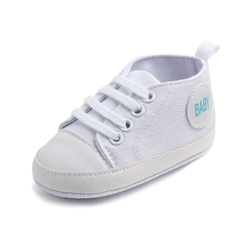 Baskets classiques en toile pour bébé, nouveau-né, imprimé étoile, sport, bébé garçon, fille, premie