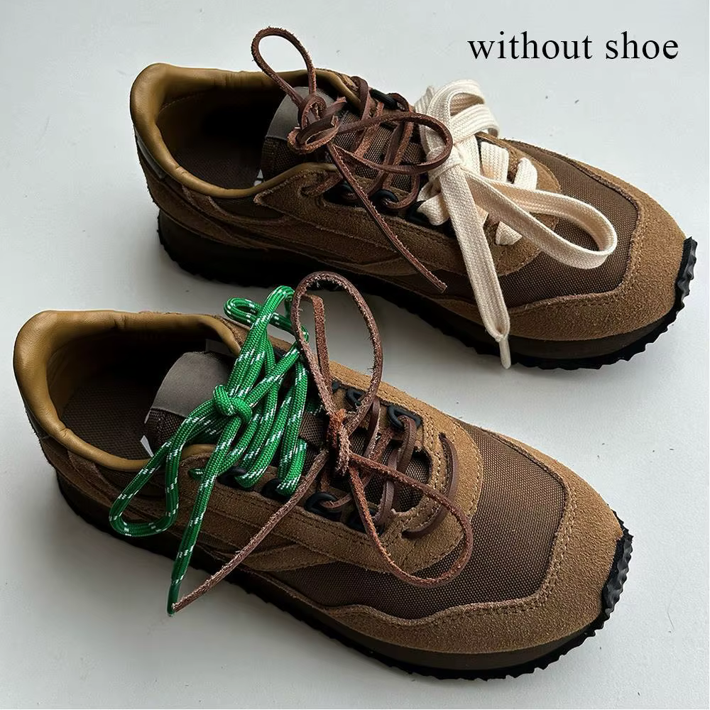 4 pièces 100cm pour miu combinaison chaussures d'entraînement lacets largeur lacets ronds pour toile