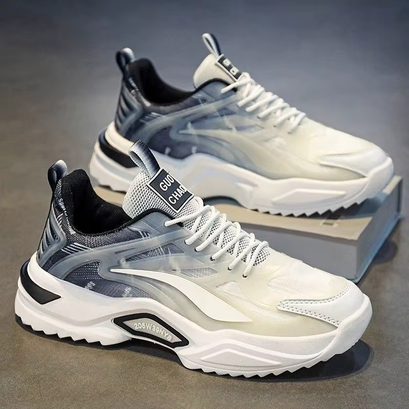 Baskets décontractées en maille respirante pour hommes, style papa, nouvelle collection printemps 20