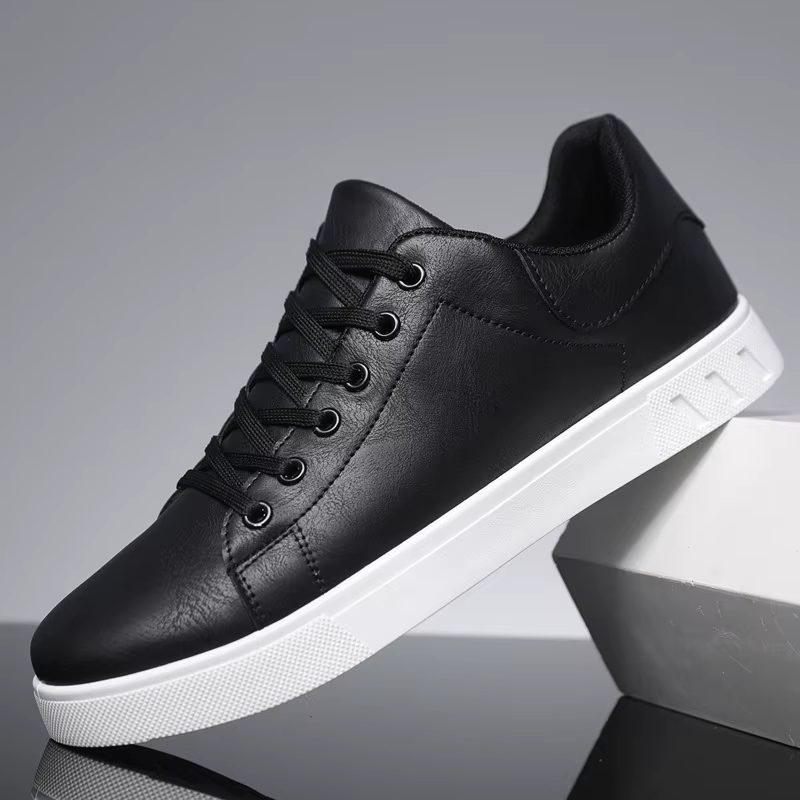 Chaussures décontractées, mocassins, baskets en cuir britanniques, chaussures plates, chaussures en 