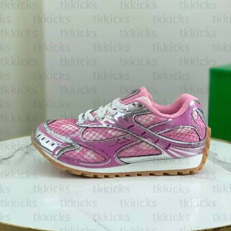Baskets de créateur, chaussures de course, baskets de luxe pour femme, baskets en cuir et maille, ba