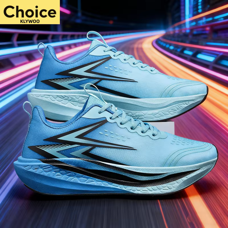 Chaussures de course Marathon avec plaque en carbone, spéciales pour hommes, respirantes, légères, c