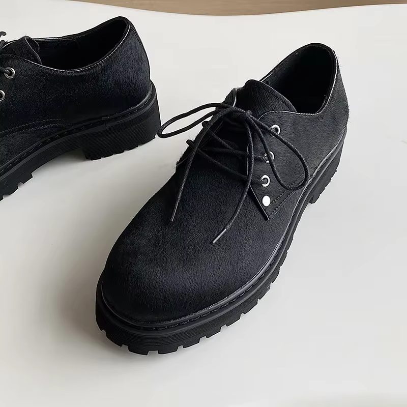 Chaussures provoqué formelles en cuir véritable à l'offre elles épaisses pour hommes, design exclusi
