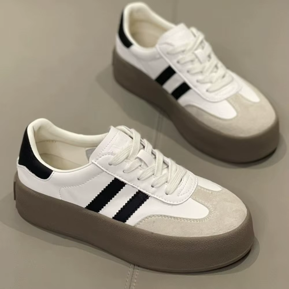 Chaussures de sport décontractées à semelle épaisse pour femme, nouvelle collection 2026, entièremen