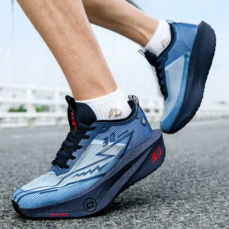 Nouvelles Chaussures de Course Homme 2026 Légères à Semelle Épaisse Baskets Décontractées Respirante