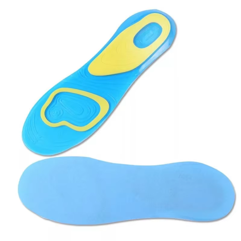 Semelles intérieures de chaussures de Sport souples en Gel antidérapant en Silicone, semelle intérie