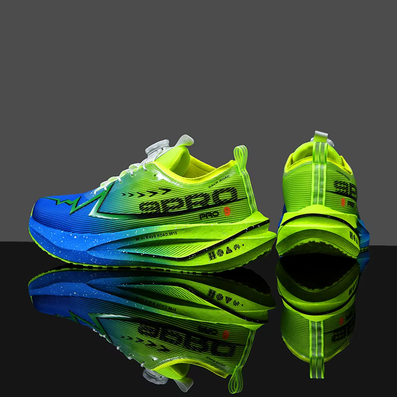Chaussures de course en carbone avec maille respirante pour étudiants, adolescents, hommes et femmes